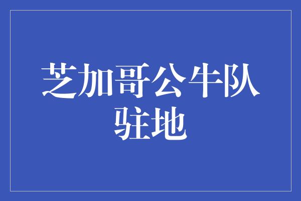 芝加哥公牛队驻地