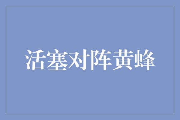 顽强！壮烈激战！活塞迎战黄蜂，谁能笑到最后？