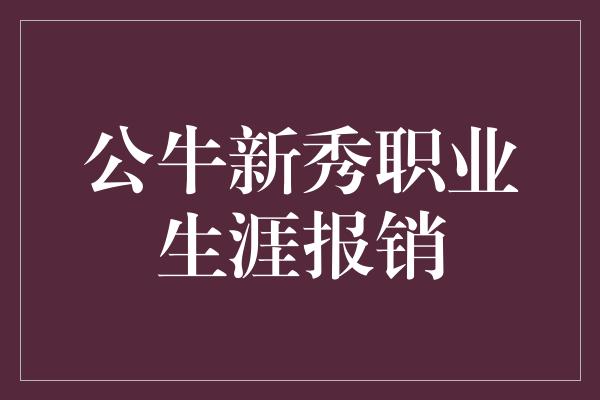 不幸！再度起舞，公牛新秀职业生涯报销